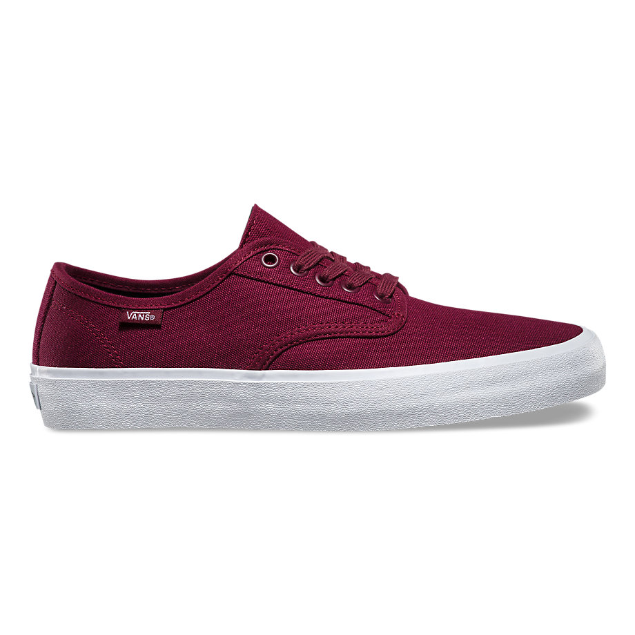 dark red shoes